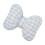 Ergonomic Car Pillow with Checkered Pattern-Blue Waist pillow 1