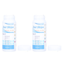 2 Bottle 6-in-1 Water Test Strips for Pool Spa Garden, Accurate