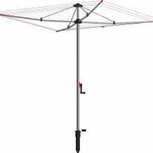 Vileda Supadry Hoist Rotary Dryer, Silver, 60m
