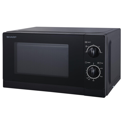 Sharp Sharp R20DKM 20L Solo Microwave Oven, 800W, Black
