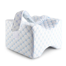 Ecosafeter Ergonomic Knee Pillow Premium Memory Foam Leg Pillow for Sleeping on side Relieve Lower Leg,Knee Pain,Hip Pain,Sciatica And Pregnancy