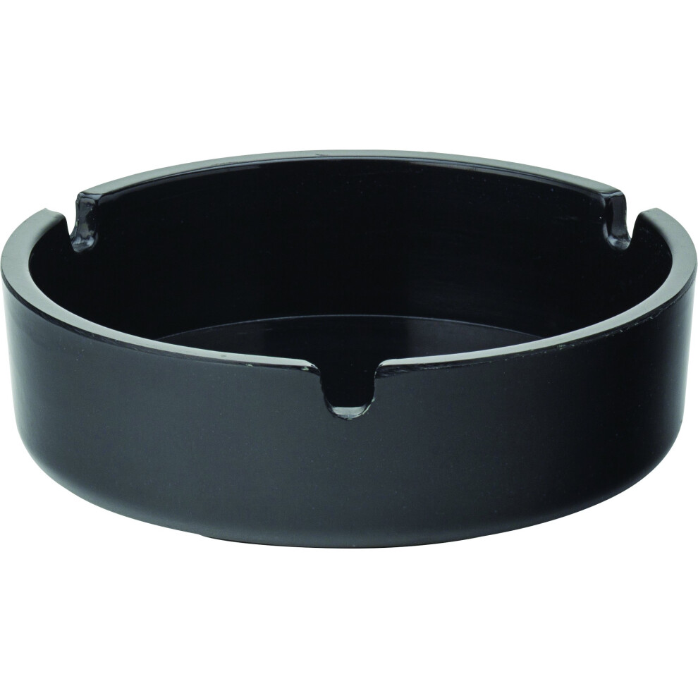 Utopia Melamine Ashtrays - Pack Of 10 | Cigarette Ash Trays, Pub Ashtrays, Plastic Ashtrays, Outdoor Ashtrays, Garden Ashtrays Black 8000002063081