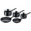 Tefal Tefal Induction Non-Stick Cookware Set, 5 Pcs - Black (G155S544) 1