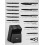 Knife Set, Yabano 14 Pieces Knife Block Set with Built-in Sharpener, Sharp Black Kitchen Knife Set with Block, Dishwasher Safe 2