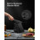 Knife Set, Yabano 14 Pieces Knife Block Set with Built-in Sharpener, Sharp Black Kitchen Knife Set with Block, Dishwasher Safe 3