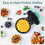 SNAILAR Mini Waffle Maker, 550W Waffle Iron, Ready Indicator Light, Non Stick Coating, Cool Touch Handle, Compact Size, Green 4