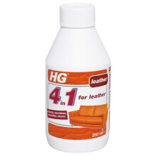 HG Deep Cleaner for Leather, Leather Cleaner & Faux Leather Cleaner, Safe & Mild for Coloured Leather, Water Based Bag, Boot, Jacket & Leather Sofa
