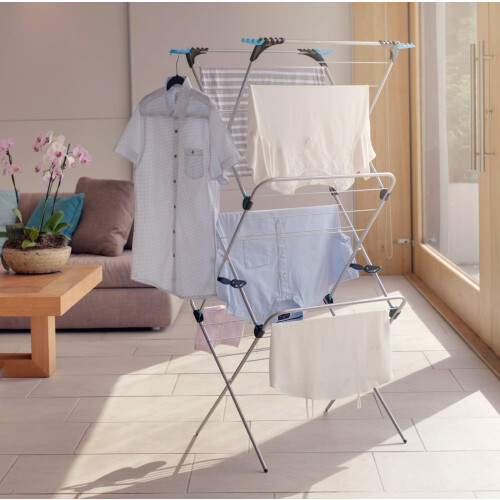 Minky Minky 3 Tier Plus Clothes Airer, Silver 1