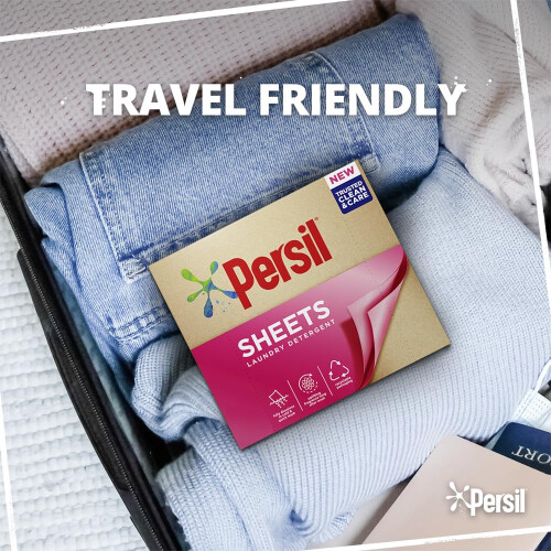 Persil Persil Laundry Detergent Sheets Washing Sheets easy to use, carry and store 64 sheets 1