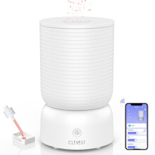 CLEVAST Humidifier for Bedroom, 3L Humidifier for Large Room, 360? Rotatable 24H Last, APP Control, Work with Alexa, Quiet Air Humidifiers for Baby