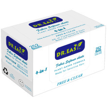 DR.EASY Dryer Sheets Plant Based Formula 252 Ct Fabric Softener sheets for Laundry Free & Clear Essential Oil Scented No Artificial Fragrances No Dyes