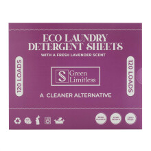 Green Limitless Eco Laundry Detergent 120 Sheets (Loads) with A Lavender Scent