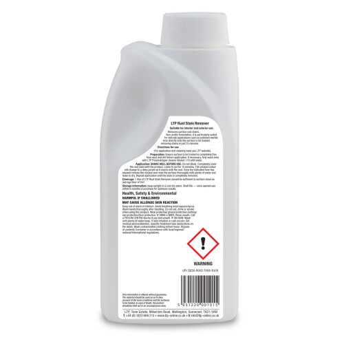 LTP Rust Stain Remover - Non-caustic formula (1L) 1