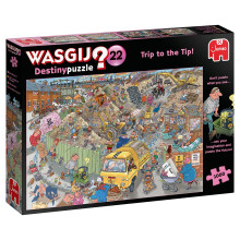 Wasgij Destiny 22, A Trip to the Tip - 1000 Piece Jigsaw Puzzles for Adults - Colourful, Challenging & Brainteasing Adults Jigsaw Puzzle - Puzzle the