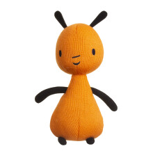Bing toys, talking Flop teddy bear. Flop makes sounds like he does in the Bing CBeebies TV Show. Perfect toddler toys, Orange