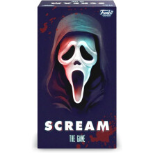 FUNKO GAMES Presents: Scream - The Game | Thrilling Mystery Horror Board Game with Interactive iOS/Android App | For 3-8 Players Ages 13+