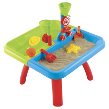 Early Learning Centre ELC Sand And Water Table with Lid Rake Spade For Children From 18 Months Sand Pit Children Water Play Sand Tray Sand Pit Table