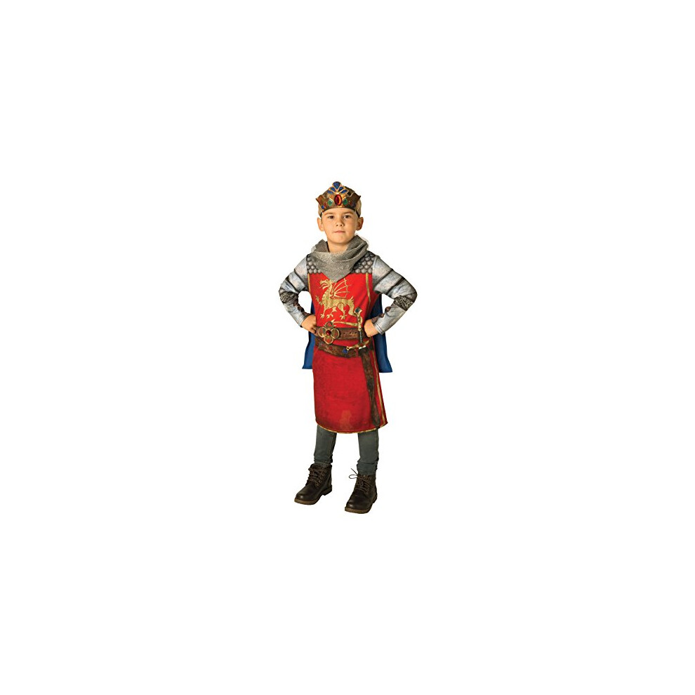 Rubies Official King Arthur Childs Costume, Kids Fancy Dress Halloween