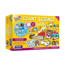 Galt Giant Science Lab - Explore and Discover XL Science Kit for Kids, Childrens Craft Set, Guide Book and Lab Coat - 30 Fun STEM Science Experiments