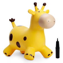 U&C Planet Animal Hopper for Kids, Giraffe Hopper, Bouncy Horse Hopper, Children Inflatable Animal Hopper Inflatable Hopper Bouncy Toddler Ride-on