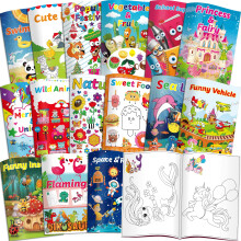 OSIMIG 15Pcs Colouring Books for Children Age 2-8,Kids Activity Books for Party Favours,21.6*15cm,Kids Party Bag Fillers,Themes Include Unicorns,