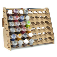 PROSCALE Wall Paint Rack for model paints. Wall mounted hobby craft Citadel compatible rack Paint holder storage organiser Miniature Warhammer (33 mm)