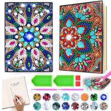 Craft Kits for Kids Age 6-8-9-10, Girls Birthday Presents for 5 7 11 12 Year Old Notebook Diamond Art Painting Kit Arts and Crafts for Kids Toys for