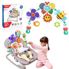 HappyKidsClub Pram toys, Baby Toys 0-6 Months NewbornToys Baby Essentials for Newborn Pushchair & Pram Toy Boy Girl Newborns Babies Gifts 0-12 Months