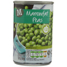 Morrisons Marrowfat Peas, 300 g, Pack of 24