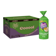 Snack a Jacks Snack-a-Jacks Sour Cream & Chive 117G (Case of 8), Green