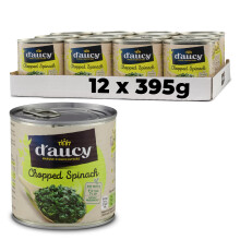 D'aucy Chopped Spinach 12 x 395g
