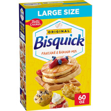 Bisquick Original Pancake & Baking Mix - Large Size - 60oz (1.7Kg) - Pack of 1