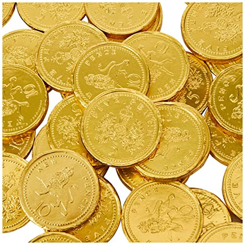 Milk Chocolate Coins - 1kg bag Approx 135 2
