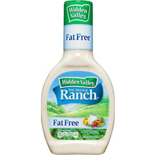 Hidden Valley Origina Ranch Fat Free Dressing (Pack of 2) 16 oz Bottles