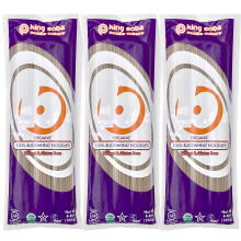 King Soba 3-Pack Gluten Free & Organic 100% Buckwheat Noodles 250g - 3 Servings Per Pack