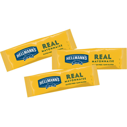 Hellmann's Real Mayonnaise Sachets, 198 x 10ml 2