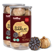 ONETANG Black Garlic 200g Pack of 2 Natural Fermented 90 Days Ready to Eat Salad High in Antioxidants 400g