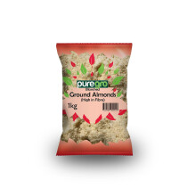 Puregro Blanched Ground Almonds 1kg (Pack of 1) | Premium Quality Almond Flour | Great Addition for a Keto Diet | High in Fiber | High in Protein |