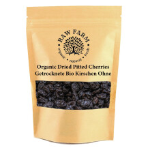 500 g Organic Dried Pitted Cherries, Free from - Additives, Sweeteners, Preservatives (500)