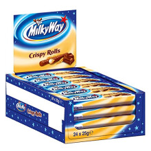 Milky Way Crispy Rolls 25 g (Pack of 24)