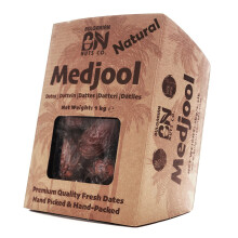 1 kg Natural Fresh Medjool Dates, Large Size, No Added Sugar, No Additives