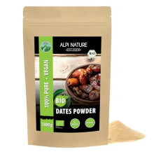 Organic Date Sugar 1kg 2.2 lb by Alpi Nature, Ground Organic Dates, Date Powder, Sugar Substitute