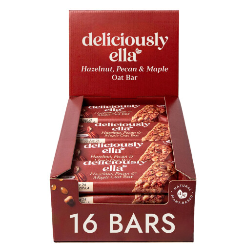 Deliciously Ella Oat Bars (Hazelnut, Pecan & Maple (16 bars))