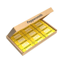 Peppersmith - Sicilian Lemon Mints - Sugar Free Mints - Vegan - Plant Based Xylitol - Breath Freshener - Benefits Oral Health - Pocket Packs - 12x15g