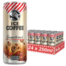 HELL Ice Coffee Gingerbread | Limited Edition | 24 x 250ml Cans Multipack | 40mg/100ml Caffeine | Contains Real Arabica Coffee Bean Extracts | Ready
