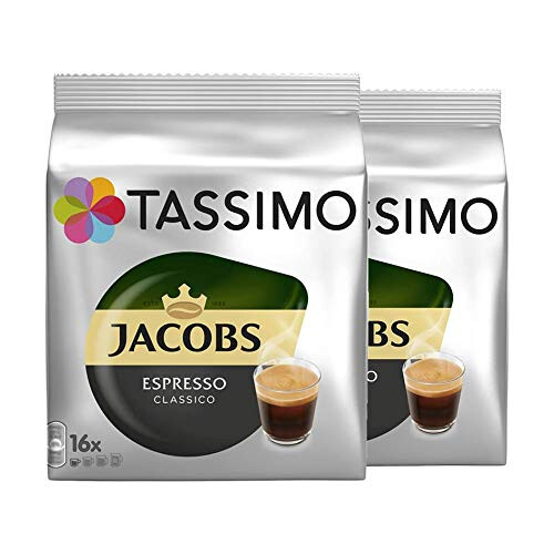 Tassimo TASSIMO JACOBS "ESPRESSO" x 2 Pack (32 Pods)