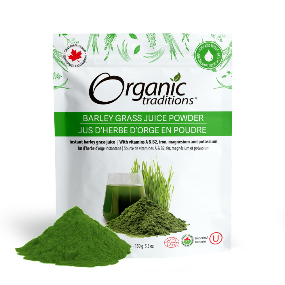 Organic Traditions Organic Tradition Barley Grass Juice Powder 150G
