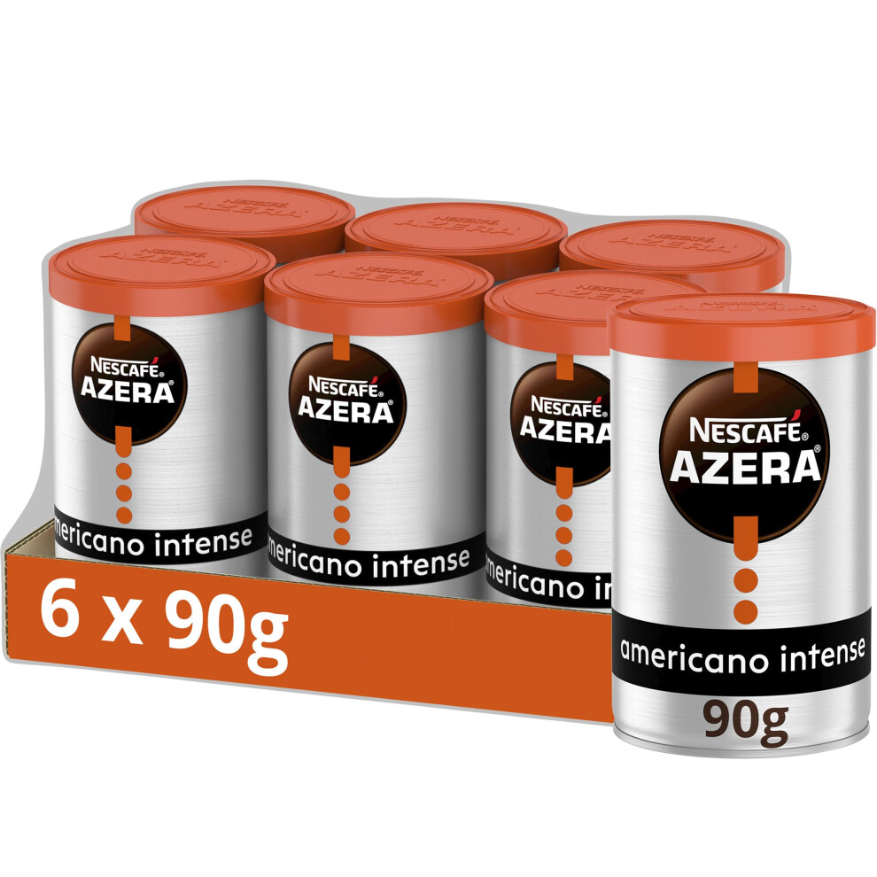 New Nescafe Nescaf? Azera Americano Intense Instant Coffee 90G Pack Of 6