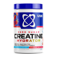 USN Creatine Hydrator - Creatine Monohydrate & Electrolyte Powder Drink with Himalayan Pink Salt & Sugar Free. Supports Muscle Growth, Strength &
