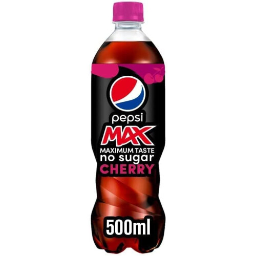 Pepsi Pepsi Max Cherry 500ml (Pack of 24) 2